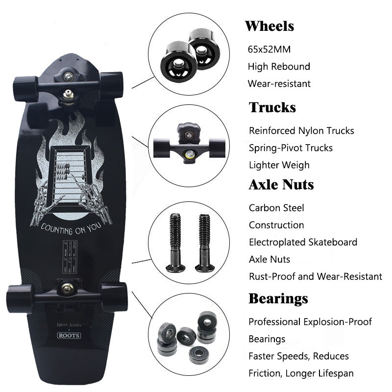 Professional 32" Surfskate